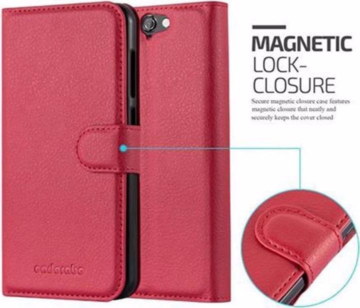 Actual product image Cadorabo Book with stand function cover (HTC One A9)