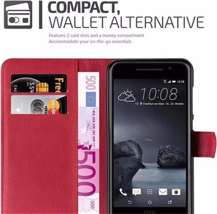 Actual product image Cadorabo Book with stand function cover (HTC One A9)