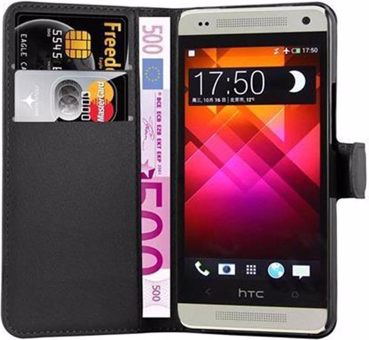 Actual product image Cadorabo Book with stand function cover (HTC One Mini)