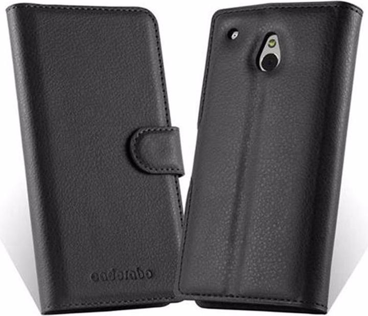 Actual product image Cadorabo Book with stand function cover (HTC One Mini)