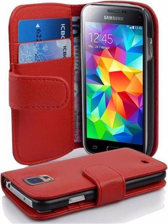 Actual product image Cadorabo Book with structure cover (Samsung Galaxy S4 mini)