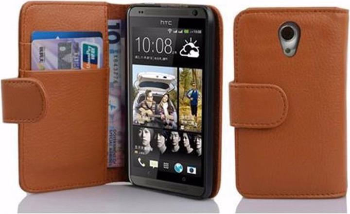 Actual product image Cadorabo Book with structure cover (HTC Desire 700)