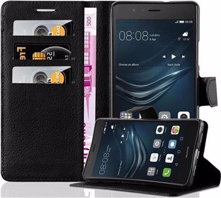 Actual product image Cadorabo Book with stand function cover (Huawei P9 Lite)