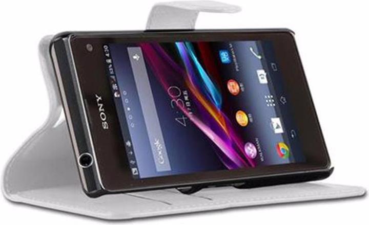 Actual product image Cadorabo Book with stand function cover (Sony Xperia Z1 Compact)