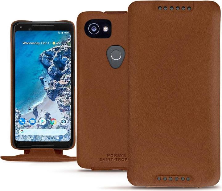 Actual product image Noreve Leather cover vertical (Google Pixel 2 XL)