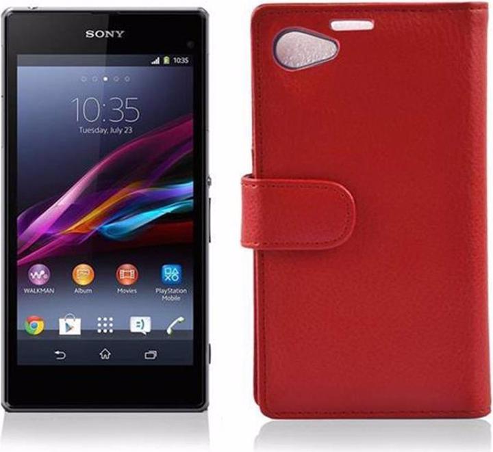 Produktbild Cadorabo Book mit Struktur Cover (Sony Xperia Z1 Compact)