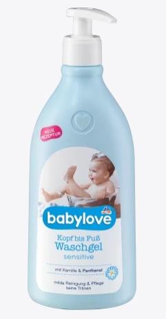 Produktbild dm babylove Kopf bis Fuss