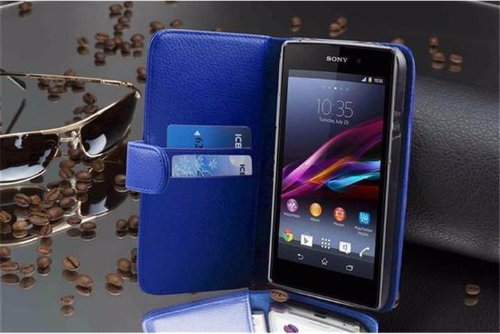 Produktbild Cadorabo Book mit Struktur Cover (Sony Xperia Z1)