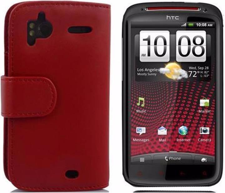 Produktbild Cadorabo Book Glatt Cover (HTC Sensation XE)