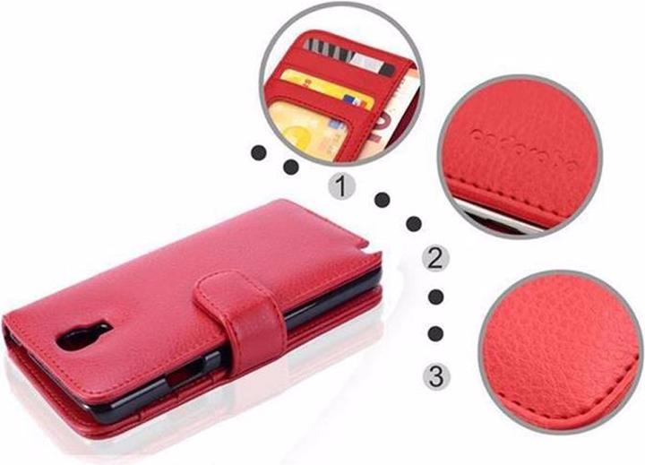 Actual product image Cadorabo Book with 3 card slots cover (Samsung Galaxy Note 3 Neo)