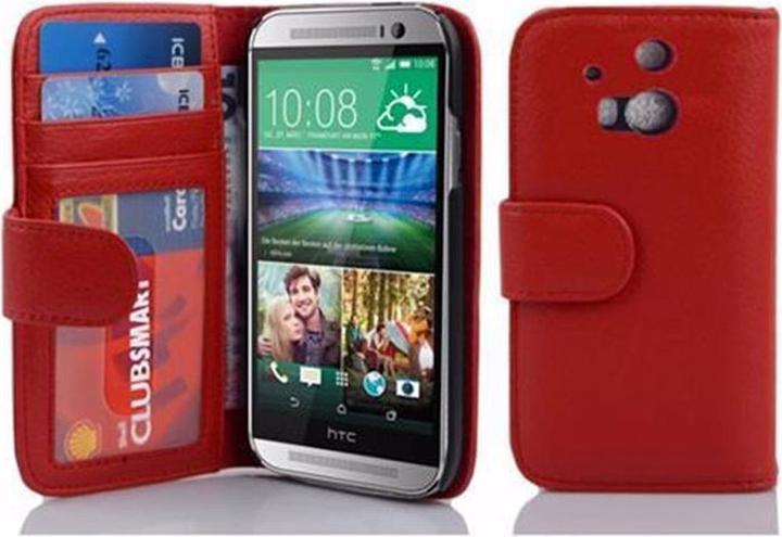 Actual product image Cadorabo Book with 3 card slots cover (HTC One M8)