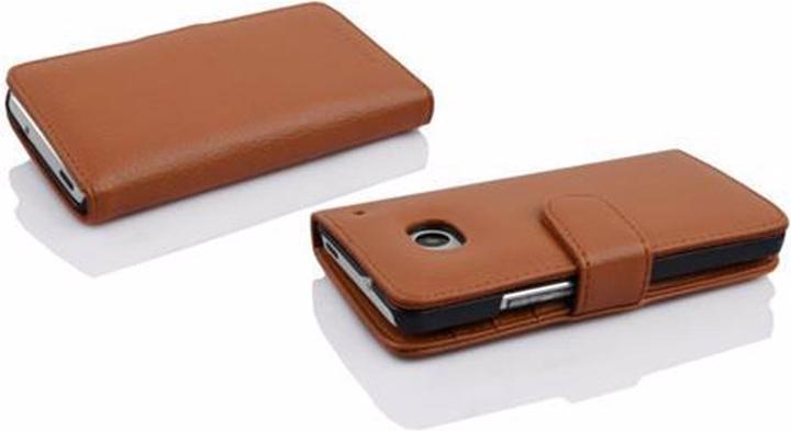 Produktbild Cadorabo Book mit 3 Kartenfächer Cover (HTC One M7)