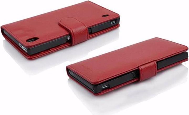 Produktbild Cadorabo Book mit 3 Kartenfächer Cover (Huawei Ascend P7)