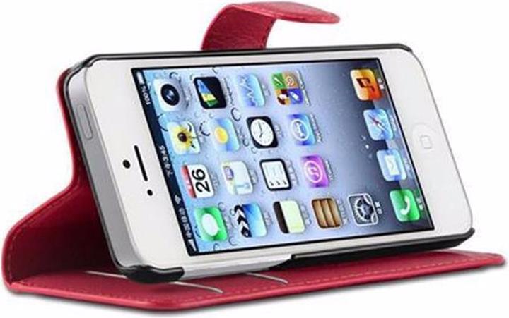 Actual product image Cadorabo Book with stand function cover (Apple iPhone 5)