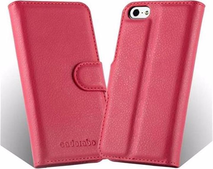 Actual product image Cadorabo Book with stand function cover (Apple iPhone 5)