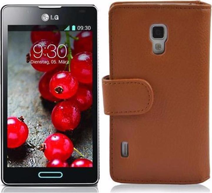 Produktbild Cadorabo Book mit Struktur Cover (LG Optimus L7 II)