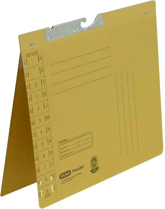 Immagine prodotto Elba Cucitrice a pendolo, DIN A4, cartoncino Manila, 320 g/m², giallo (A4, 1 x)