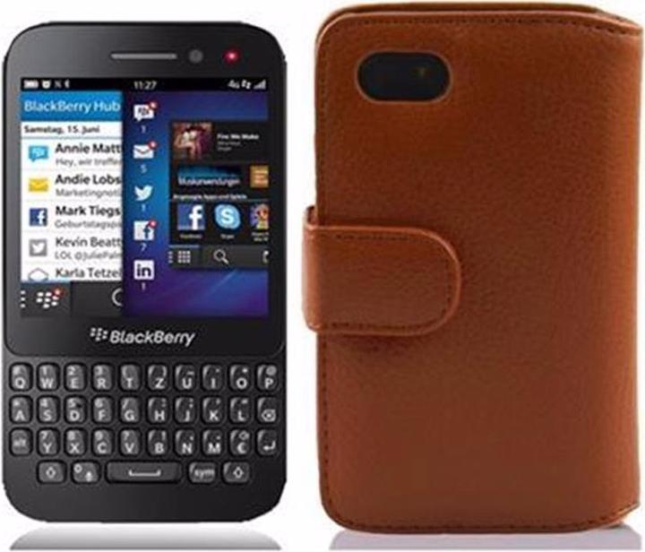 Produktbild Cadorabo Book mit Struktur Cover (Blackberry Q5)