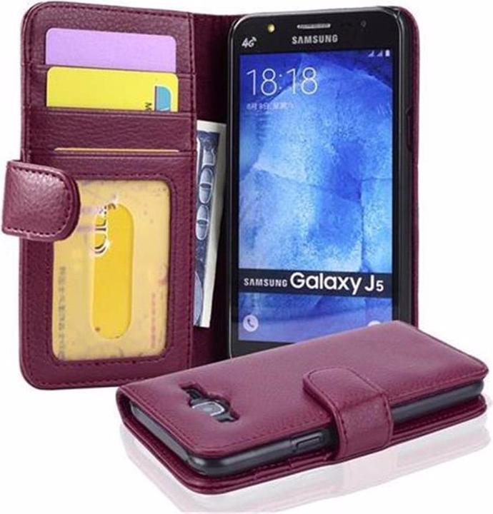 Actual product image Cadorabo Book with 3 card slots cover (Samsung Galaxy J5 (2015))