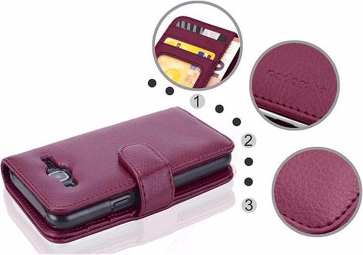 Actual product image Cadorabo Book with 3 card slots cover (Samsung Galaxy J5 (2015))