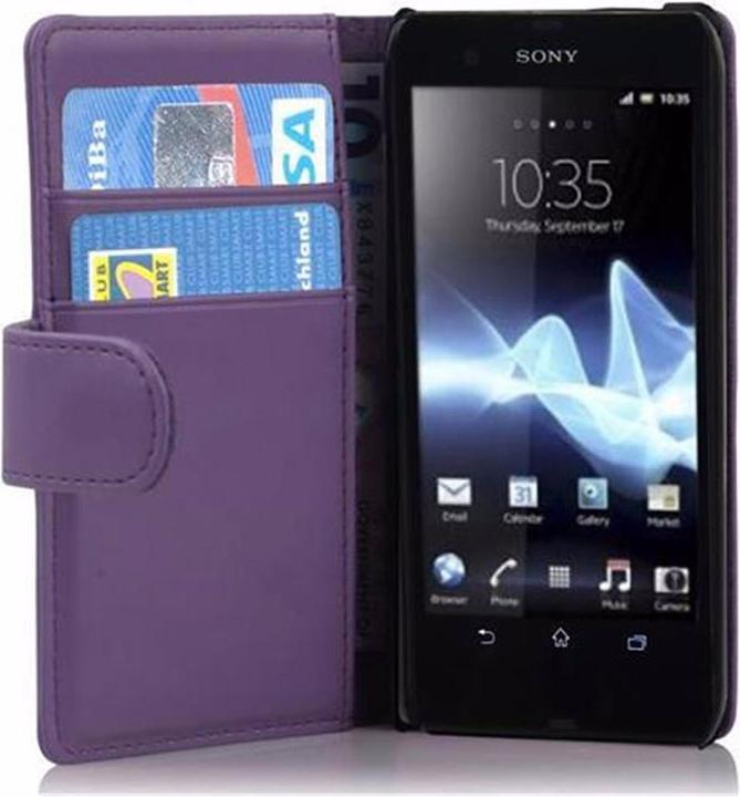 Produktbild Cadorabo Book Glatt Cover (Sony Xperia T)
