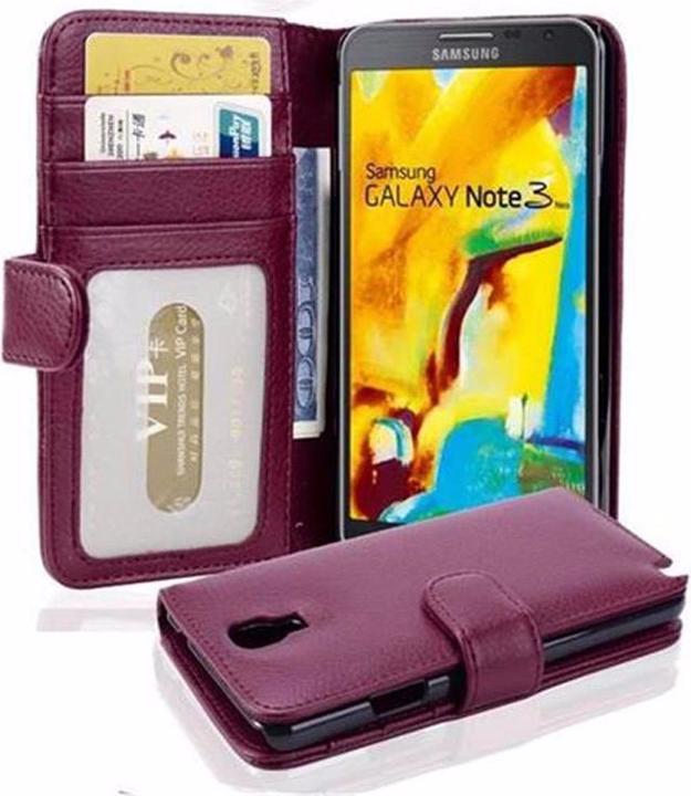 Actual product image Cadorabo Book with 3 card slots cover (Samsung Galaxy Note 3 Neo)