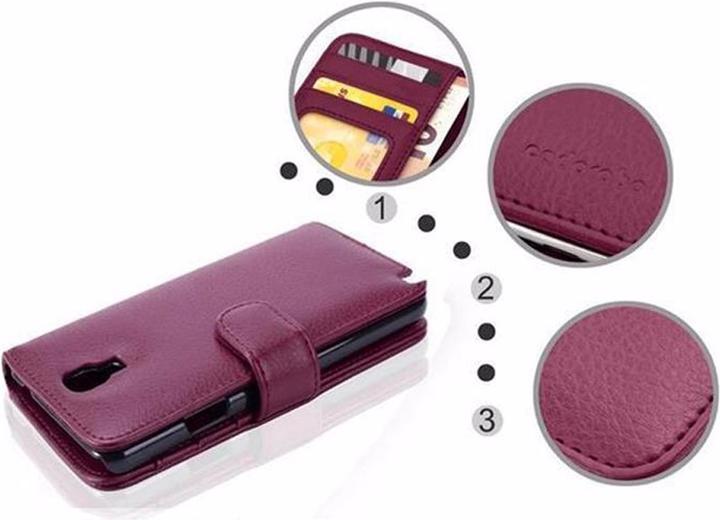 Actual product image Cadorabo Book with 3 card slots cover (Samsung Galaxy Note 3 Neo)