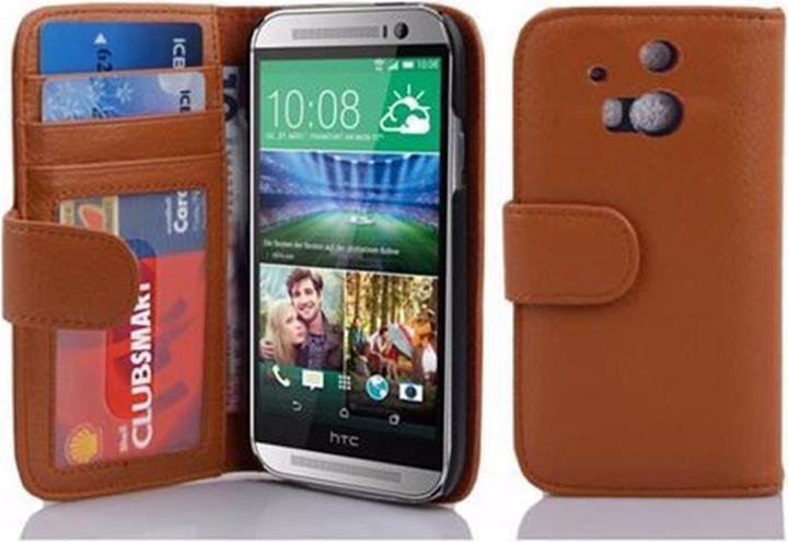 Produktbild Cadorabo Book mit 3 Kartenfächer Cover (HTC One M8)