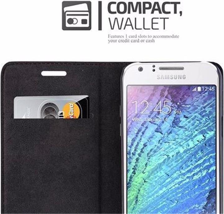 Productafbeelding Cadorabo Boek Onzichtbare Magneethoes (Samsung Galaxy J1)