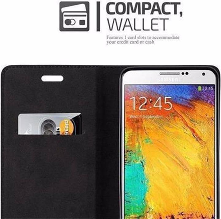 Actual product image Cadorabo Book Invisible Magnet Cover (Samsung Galaxy Note 3)