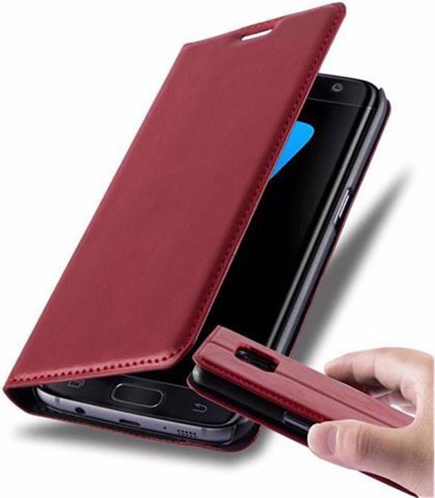 Actual product image Cadorabo Book Invisible Magnet Cover (Samsung Galaxy S7 Edge)
