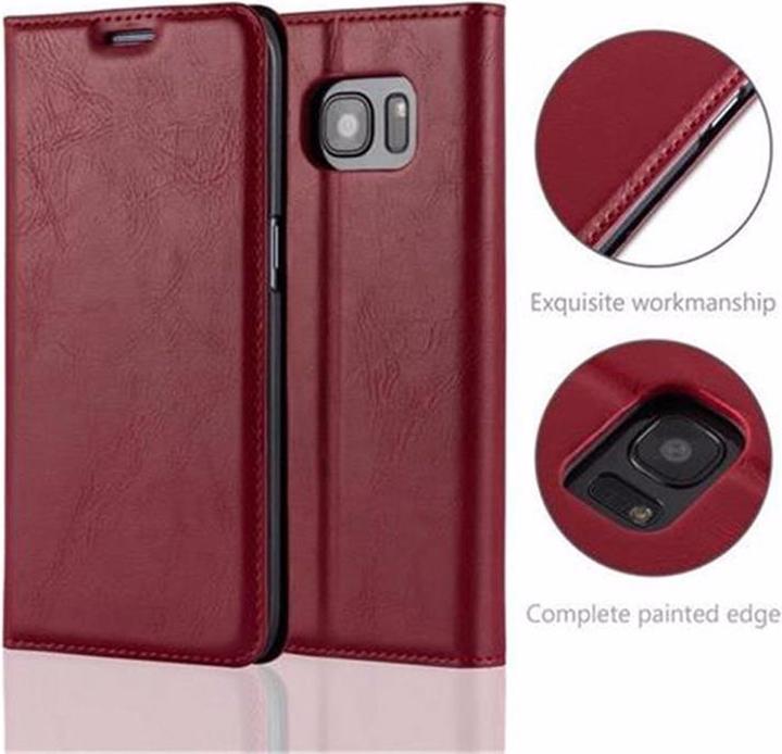 Actual product image Cadorabo Book Invisible Magnet Cover (Samsung Galaxy S7 Edge)