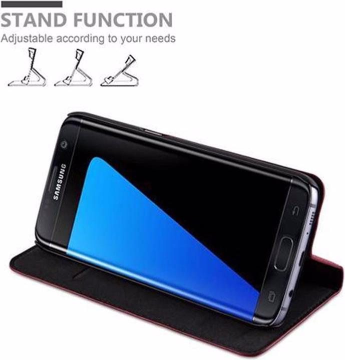 Actual product image Cadorabo Book Invisible Magnet Cover (Samsung Galaxy S7 Edge)