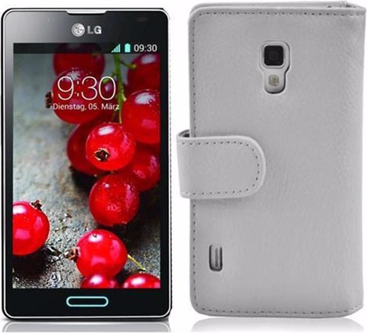 Produktbild Cadorabo Book mit Struktur Cover (LG Optimus L7 II)