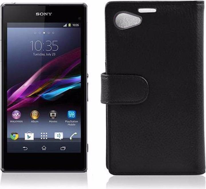 Actual product image Cadorabo Book with structure cover (Sony Xperia Z1 Compact)