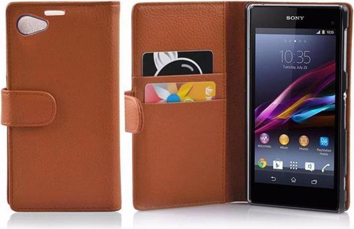 Actual product image Cadorabo Book with structure cover (Sony Xperia Z1 Compact)