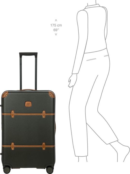 Immagine prodotto Brics Carrello Bellagio a 4 ruote da 70,5 cm con piega ad espansione (78 l, M (50 - 90l))
