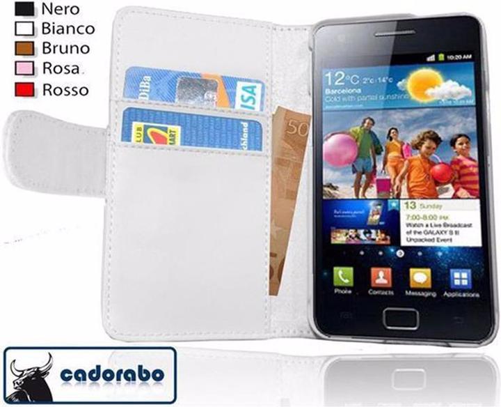 Immagine prodotto Cadorabo Copertina liscia del libro (Samsung Galaxy S2, Samsung Galaxy S2 Plus)