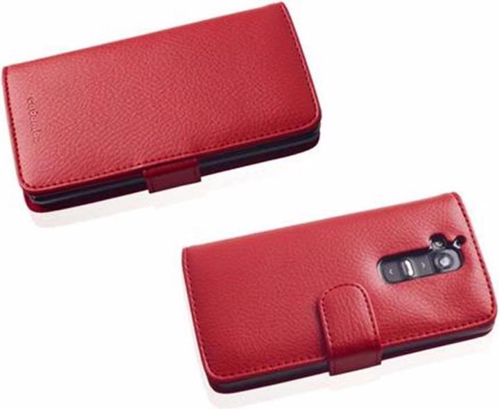 Produktbild Cadorabo Book mit 3 Kartenfächer Cover (LG G2)