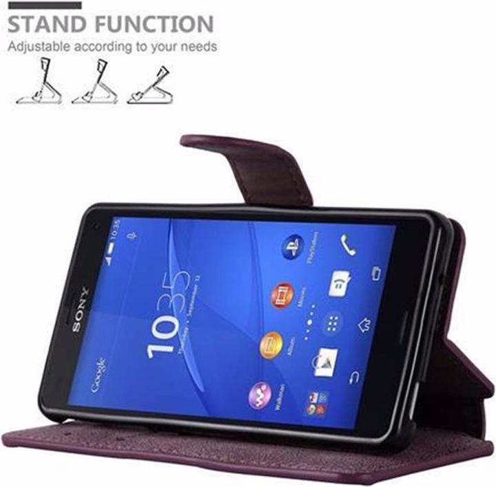 Productafbeelding Cadorabo Boek Retro Matte Portemonnee Hoesje (Sony Xperia Z3 Compact)