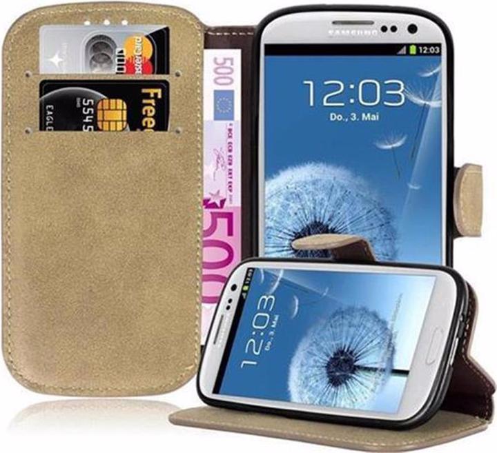 Image du produit Cadorabo Book Retro Matt Wallet Cover (Samsung Galaxy S3, Samsung Galaxy S3 Neo)