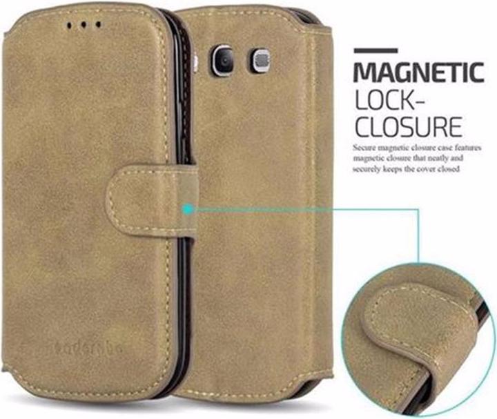 Image du produit Cadorabo Book Retro Matt Wallet Cover (Samsung Galaxy S3, Samsung Galaxy S3 Neo)