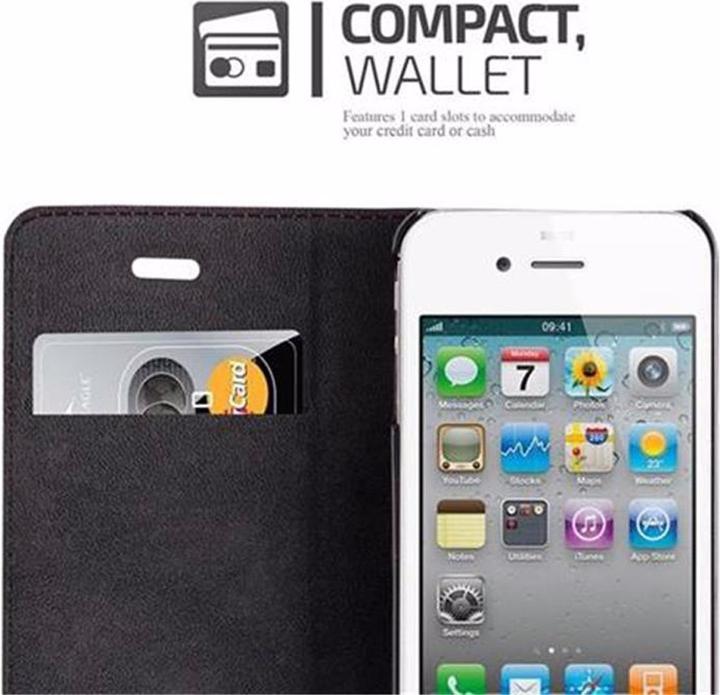 Productafbeelding Cadorabo Boek Onzichtbare Magneethoes (Apple iPhone 4)