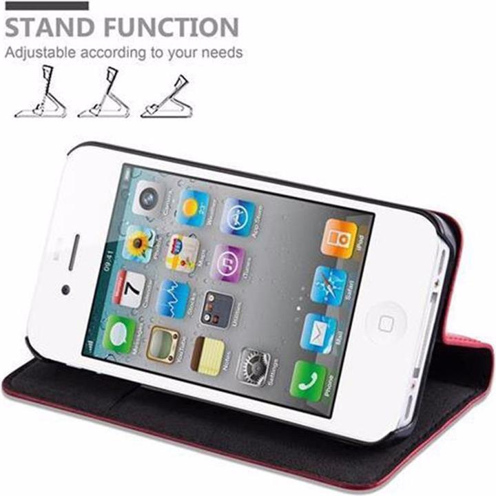 Productafbeelding Cadorabo Boek Onzichtbare Magneethoes (Apple iPhone 4)