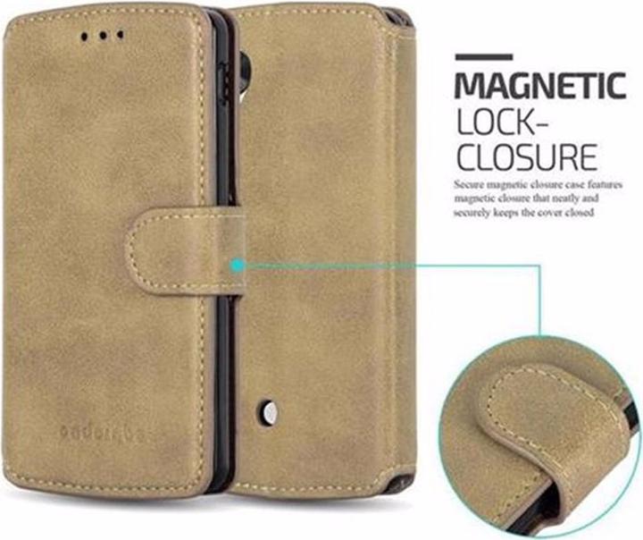 Produktbild Cadorabo Book Retro Matt Wallet Cover (LG Nexus 5)