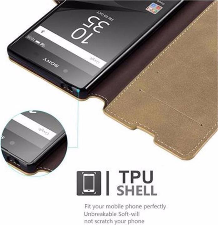 Image du produit Cadorabo Book Retro Matt Wallet Cover (Sony Xperia Z5)