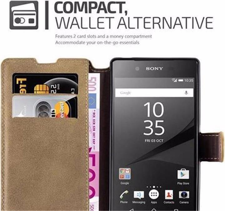 Image du produit Cadorabo Book Retro Matt Wallet Cover (Sony Xperia Z5)