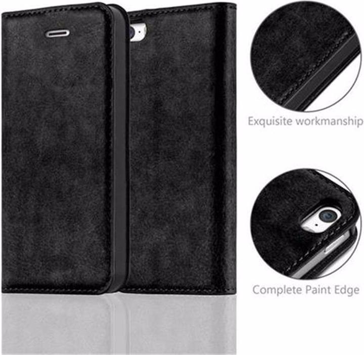 Productafbeelding Cadorabo Boek Onzichtbare Magneethoes (Apple iPhone 5)