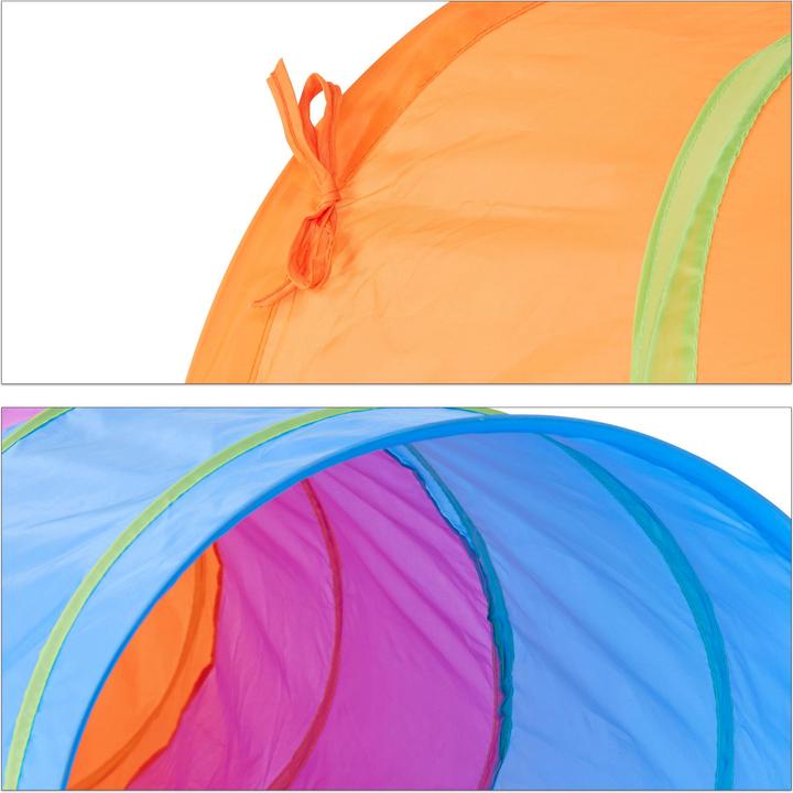 Produktbild Relaxdays Farbenfroher Spieltunnel
