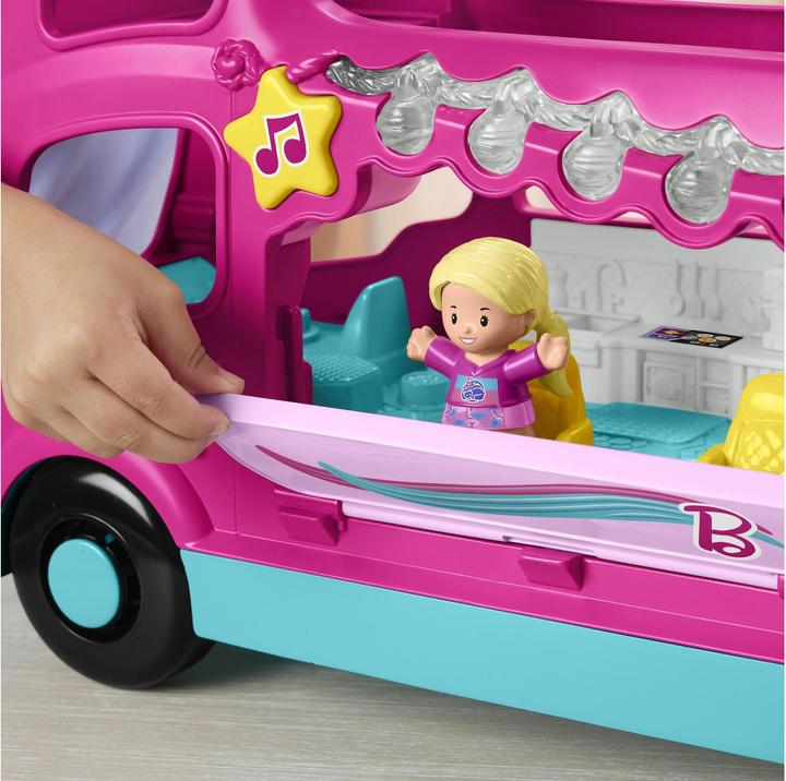 Actual product image Fisher-Price Little People Barbie Little Dreamcamper playset with lights and sounds, 2 figures (85)